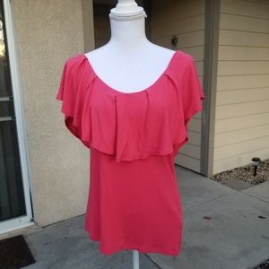 Ruffle Off the Shoulders Top